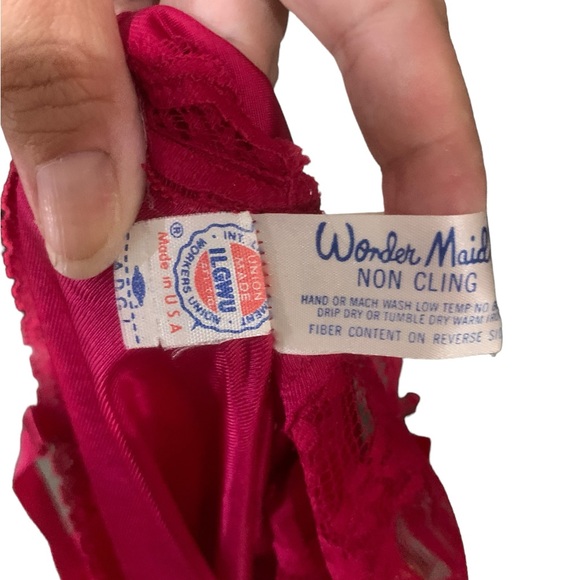 Wondermaid no cling lace teddy bodysuit Union made size 34/6 - Picture 5 of 5